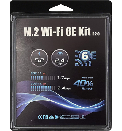 ASROCK Deskmini M.2 WiFi6E Kit R2.0 (AX210)