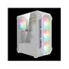 GAMDIAS CASE MID TOWER AURA GC1 ELITE WHITE 4*120mm RGB FAN TG MESH