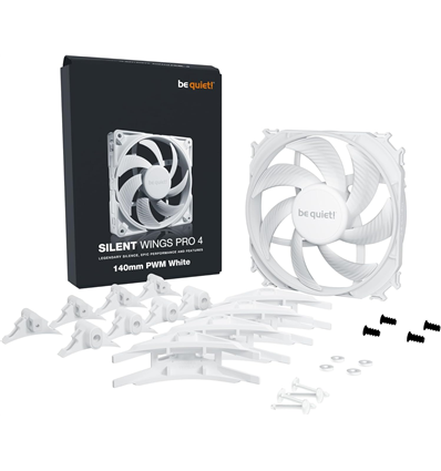 PC- FAN Be Quiet SilentWings Pro 4 140mm PWM White BL119