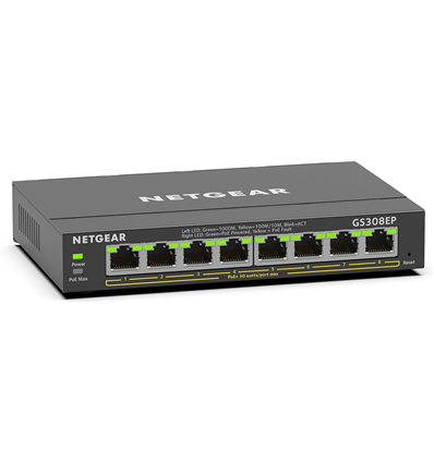 Netgear Plus Switch 8-port 10/100/1000 GS308EP-100PES