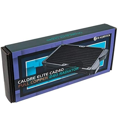 RAIJINTEK RADIATORE CALORE ELITE CA240 28mm RAME & OTTONE G1/4'' 0R40B0014