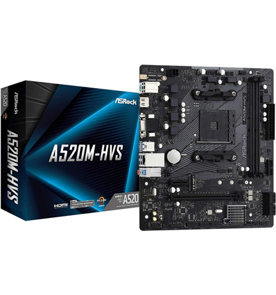 MB Asrock AM4 A520 HVS 2x DDR4 D-SUB HDMI M-ATX