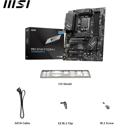 MB MSI PRO B760-P DDR4 II S1700