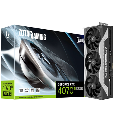 Scheda Video ZOTAC GeForce® RTX 4070 TI SUPER 16GB Solid OC