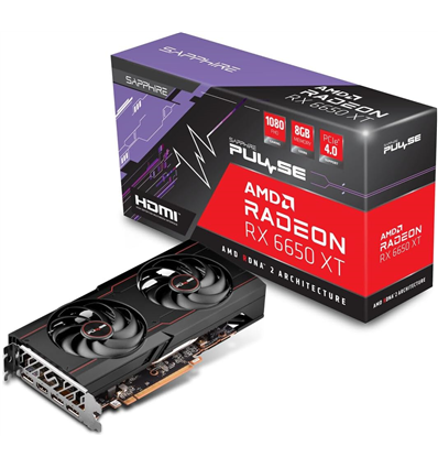 VGA SAPPHIRE PULSE RADEON RX 6650 XT 8GB Gaming GDDR6 OC (UEFI)