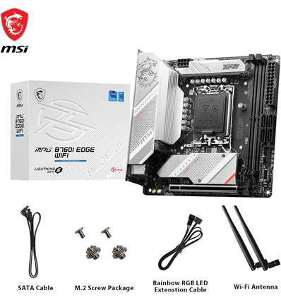 MB MSI MPG B760I EDGE WIFI MINI-ITX 2xDDR5 S170