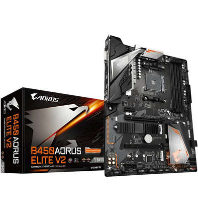 Scheda Madre Gigabyte GA-B450-AORUS-ELITE V2 (AM4) ATX