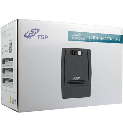 FSP UPS FP2000 2000VA 1200W 230V 4FP20002 2x12V/9AH, 4xSCHUKO