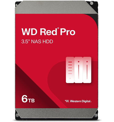 HDD WD Red Pro WD6005FFBX 6TB/8,9/600/72 Sata III 256MB (D) (CMR)