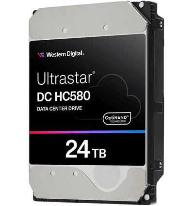 HDD WD Ultrastar DC HC580 WUH722424ALE6L4 - Festplatte - 24 TB - intern - 3.5 (8.9 cm)