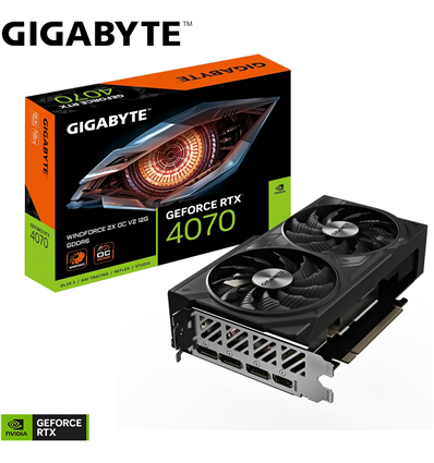 Scheda Video Gigabyte GeForce® RTX 4070 12GB Windforce 2X OC V2