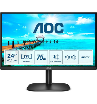 Monitor AOC 24B2XDAM 61cm (24)LED,HDMI,DVI,VGA,SP