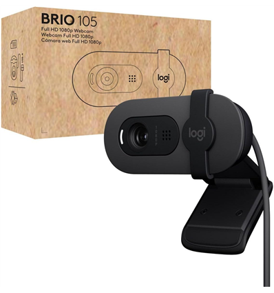 Webcam Logitech Brio 105 Full HD 1080p (960-001592)