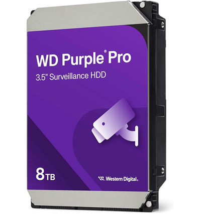 HDD WD Purple WD8002PURP 8TB - 6Gb/s Sata III 256MB (D)