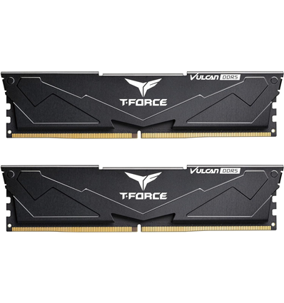 Memorie RAM DDR5 32GB KIT 2x16GB PC 6000 Team T-Force Vulcan FLBD532G6000HC38ADC01 Black