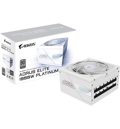 Alimentatore Full Modulare Gigabyte AORUS ELITE P1000W - Platinum White