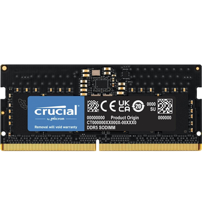 So Dimm 8GB DDR5 PC 5600 Crucial CT8G56C46S5 1x8GB