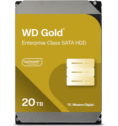 Hard Disk Interno WD Gold WD202KRYZ 20TB/600/72 Sata III 512MB (D)