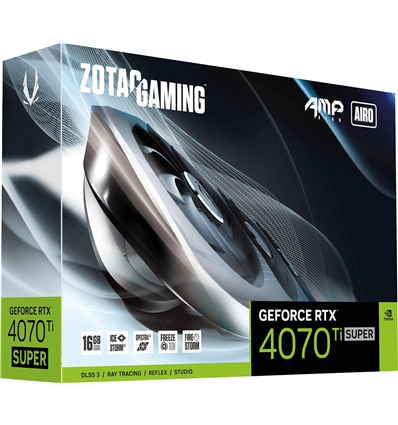 Scheda Video ZOTAC GeForce® RTX 4070 TI SUPER 16GB AMP AIRO