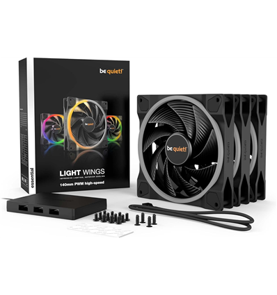 PC- FAN Be Quiet Light Wings 140mm PWM high-speed (triple pack)