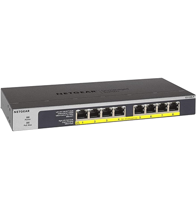 NETGEAR Switch 8-port 10/100/1000 GS108LP-100EUS