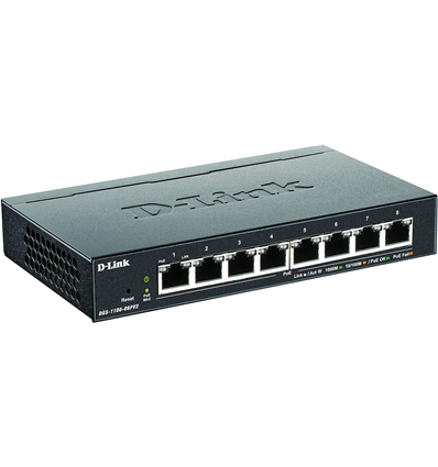 D-Link Switch 8-port 10/100/1000 DGS-1100-08PV2