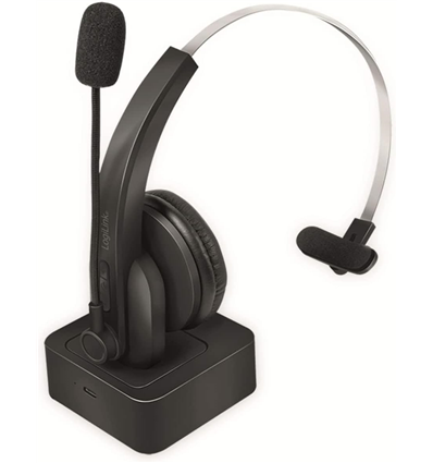 LogiLink Bluetooth Headset, Mono, with charging stand BT0059