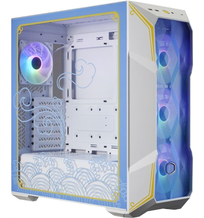 Case TD500Mesh V2 SF6 - U3x2,U3.1type Cx1,CF120 ARGB fanx4, with Chunli Pattern