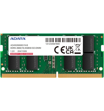 MEM ADATA 8GB DDR4 2666MHz SO-DIMM AD4S26668G19-SGN