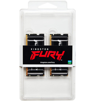 So Dimm 32GB DDR5 KIT 2x16GB PC 6400 Kingston FURY Impact KF564S38IBK2-32