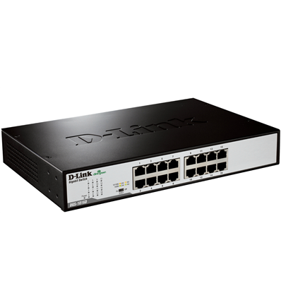 D-Link Switch Desktop 16-port 10/100/1000 DGS-1016D/E