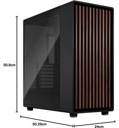 PC- Case Fractal Design North XL Charcoal Black TG Dark