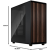 PC- Case Fractal Design North XL Charcoal Black TG Dark