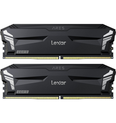 Memoria RAM DDR5 32GB KIT 2x16GB PC 6000 Lexar ARES CL32 with heatsink schwarz LD5U16G60C320A-RGD