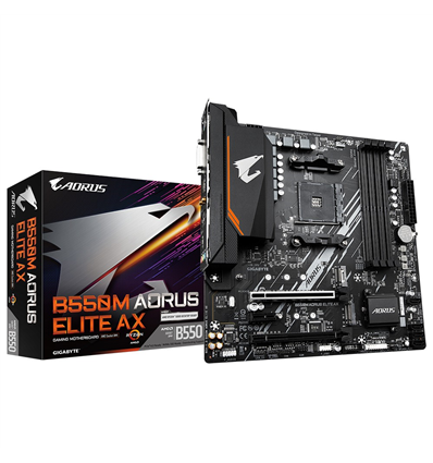 Scheda Madre Gigabyte GA-B550M AORUS ELITE AX (AM4) (D)