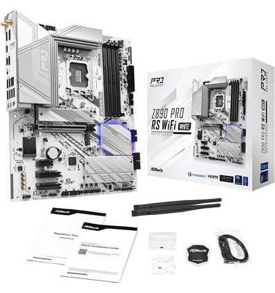 Scheda Madre AsRock Z890 Pro RS WiFi White (1851) (D)