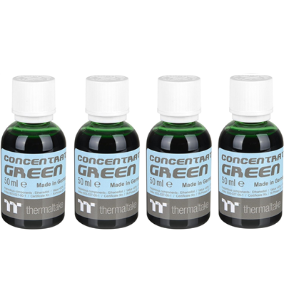 THERMALTAKE LIQUIDO RAFFREDDAMENTO CONCENTRATE GREEN 50ml DIY LCS 4PACK