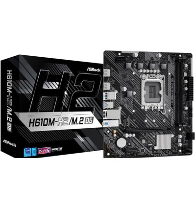 Scheda Madre AsRock H610M-H2/M.2 D5 (1700) (D)