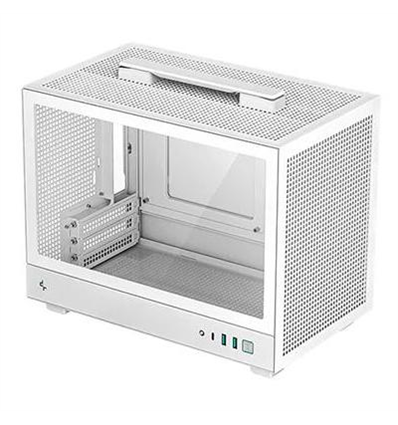 DEEPCOOL CASE MINI ITX CH160 WHITE ultraportabile & alto flusso d'aria