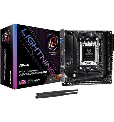 Scheda Madre AsRock A620I Lightning Wifi (AM5) (D)