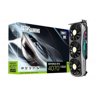 Scheda Video ZOTAC GeForce® RTX 4070 TI SUPER 16GB Trinity OC