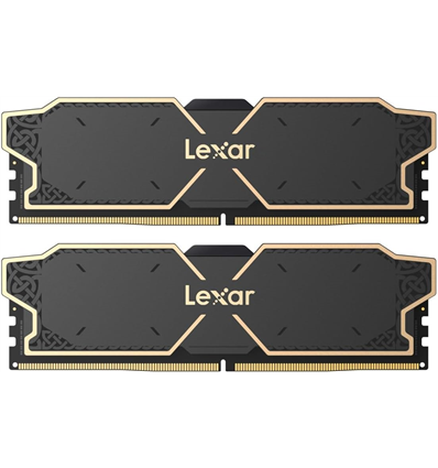 Memoria RAM DDR5 32GB KIT 2x16GB PC 6000 Lexar THOR CL38 with heatsink schwarz LD5U16G60C38LG-RGD