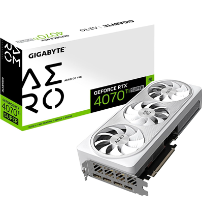 Scheda Video GIGABYTE GEFORCE RTX 4070 Ti SUPER AERO OC 16GD