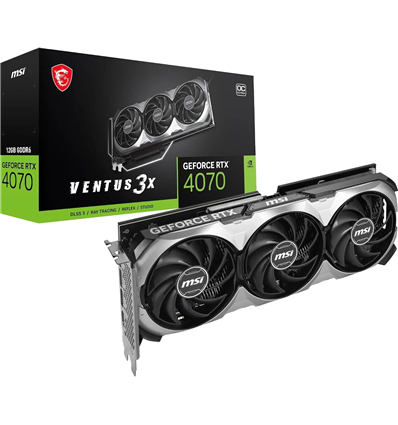 Scheda Video MSI GeForce® RTX 4070 12GB Ventus 3X E1 OC