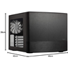 FRACTAL CASE MINI ITX NODE 804 BLACK FD-CA-NODE-804-BL-W