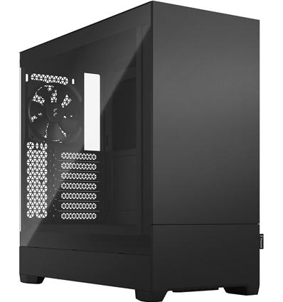 FRACTAL CASE M TOWER POP SILENT BLACK TG CLEAR TINT FD-C-POS1A-02