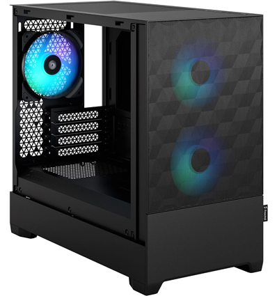 FRACTAL CASE MICRO ATX POP MINI AIR RGB BLACK TG CLEAR TINT