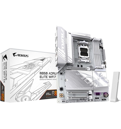 Scheda Madre Gigabyte GA-B850 A ELITE WF7 ICE (AM5) (D)