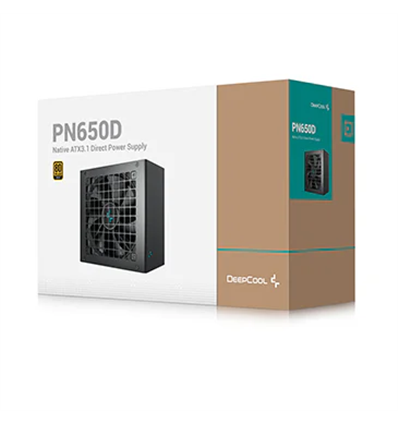 DEEPCOOL ALIM. PN650-D 650W GOLD ATX3.1 PCIe 5.1 R-PN650D-FC0B-EU