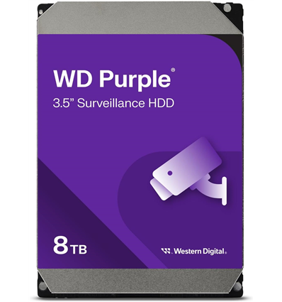 HDD WD Purple WD85PURZ 8TB - 6Gb/s Sata III 256MB (D)